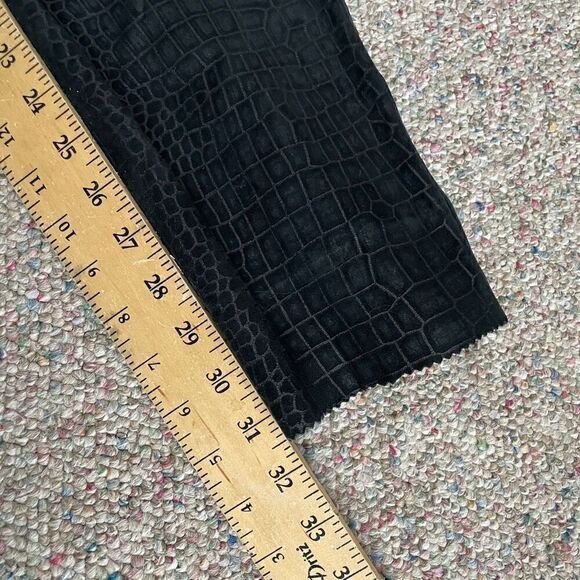 Vintage Berman’s Leather Pants Faux Alligator - Picture 8 of 8